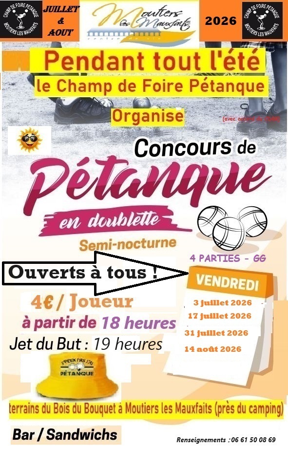 Concours été 2026