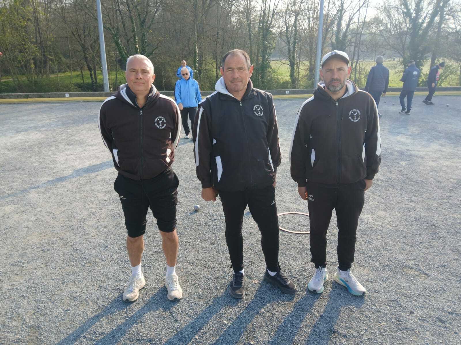 Roland, Jérôme et Fabien vice-champions de Vendée Tri Promo