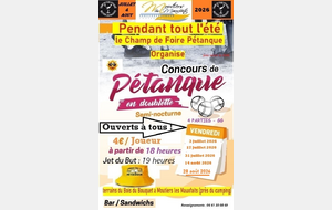 Concours de l'été ouverts à tous