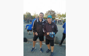 Résultats et photos de nos équipes engagées au challenge de Vendée en doublette vétéran