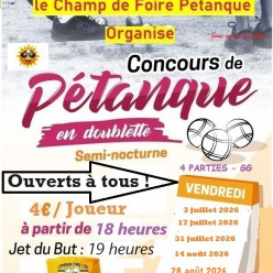 Concours de l'été ouverts à tous